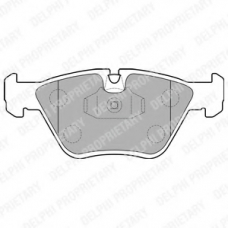 LP1843 DELPHI Комплект тормозных колодок, дисковый тормоз