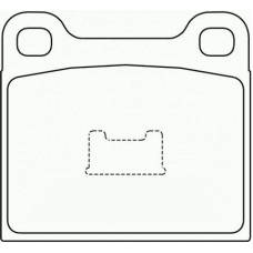 T0449-ECO PAGID Комплект тормозных колодок, дисковый тормоз