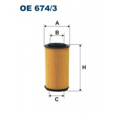 OE674/3 FILTRON Масляный фильтр