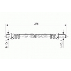 1 987 476 000 BOSCH Тормозной шланг