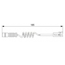 WI0620 BREMSI Сигнализатор, износ тормозных колодок