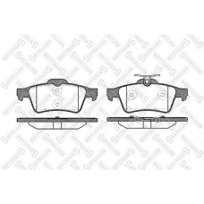 853 020-SX STELLOX Комплект тормозных колодок, дисковый тормоз