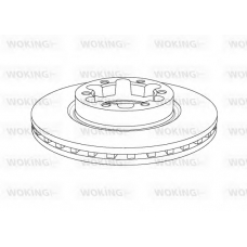 NSA1145.20 WOKING Тормозной диск