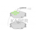 35-0687 KAGER Комплект тормозных колодок, дисковый тормоз
