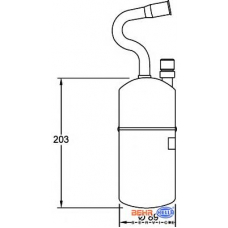 8FT 351 192-021 HELLA Осушитель, кондиционер