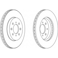 DDF1610 FERODO Тормозной диск