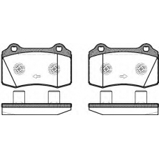 P5343.58 WOKING Комплект тормозных колодок, дисковый тормоз