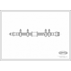 19018671 CORTECO Тормозной шланг
