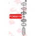 FO6001M VTR Опора переднего амортизатора