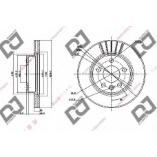 BD1503 DJ PARTS Тормозной диск