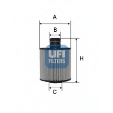 25.083.00 UFI Масляный фильтр
