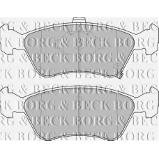 BBP1684 BORG & BECK Комплект тормозных колодок, дисковый тормоз