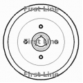 FBR964 FIRST LINE Тормозной барабан