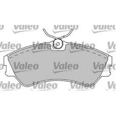 597092 VALEO Комплект тормозных колодок, дисковый тормоз