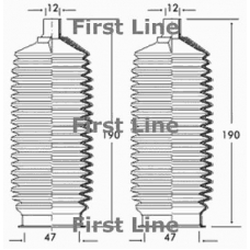 FSG3183 FIRST LINE Пыльник, рулевое управление