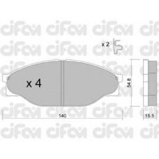 822-433-0 CIFAM Комплект тормозных колодок, дисковый тормоз