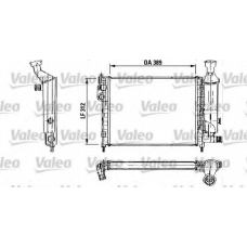 730492 VALEO Радиатор, охлаждение двигателя