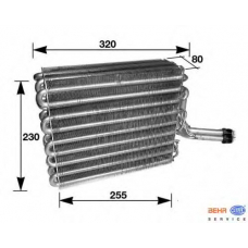 8FV 351 210-631 HELLA Испаритель, кондиционер