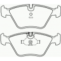 P 06 012 BREMBO Комплект тормозных колодок, дисковый тормоз