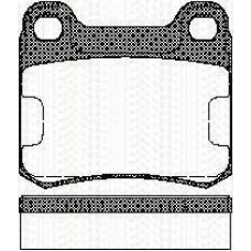 8110 23995 TRISCAN Комплект тормозных колодок, дисковый тормоз