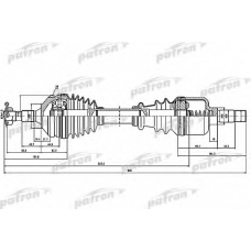 PDS1291 PATRON Приводной вал