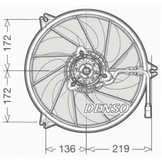 DER21006 DENSO Вентилятор, охлаждение двигателя
