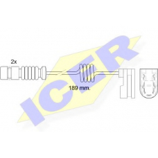 610377 E C ICER Сигнализатор, износ тормозных колодок