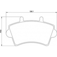 363700201310 MAGNETI MARELLI Комплект тормозных колодок, дисковый тормоз