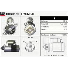 DRS3159N DELCO REMY Стартер