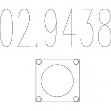 02.9438 MTS Прокладка, труба выхлопного газа