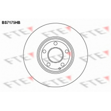 BS7175HB FTE Тормозной диск