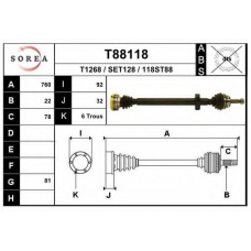 T88118 EAI Приводной вал