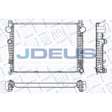 RA0170700 JDEUS Радиатор, охлаждение двигателя