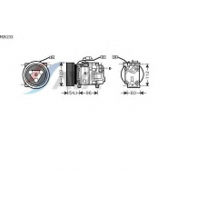 MZK233 AVA Компрессор, кондиционер