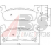 36618 ABS Комплект тормозных колодок, дисковый тормоз