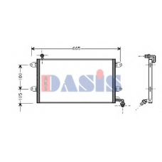 042050N AKS DASIS Конденсатор, кондиционер