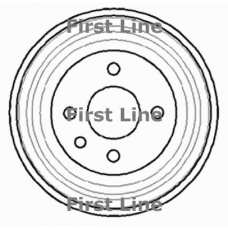 FBR689 FIRST LINE Тормозной барабан