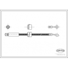 19032379 CORTECO Тормозной шланг