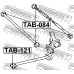 TAB-121 FEBEST Подвеска, рычаг независимой подвески колеса