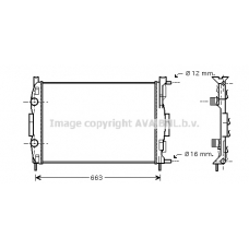 RTA2308 Prasco Радиатор, охлаждение двигателя