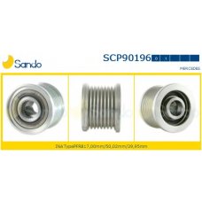 SCP90196.1 SANDO Ременный шкив, генератор