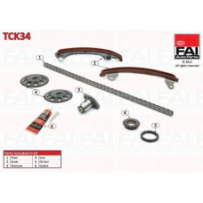 TCK34 FAI AutoParts Комплект цели привода распредвала