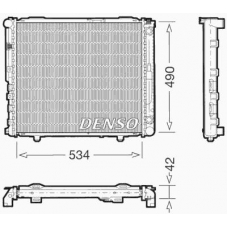 DRM17032 DENSO Радиатор, охлаждение двигателя