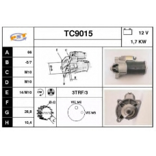 TC9015 SNRA Стартер