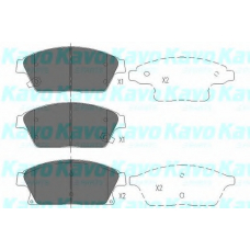 KBP-1014 KAVO PARTS Комплект тормозных колодок, дисковый тормоз