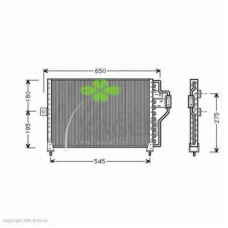 94-6077 KAGER Конденсатор, кондиционер