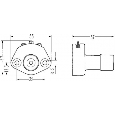 6AJ 001 751-027 HELLA Выключатель