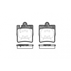P6093.10 WOKING Комплект тормозных колодок, дисковый тормоз