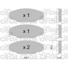 822-379-0 CIFAM Комплект тормозных колодок, дисковый тормоз