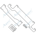 KIT556 APEC Комплектующие, тормозные колодки